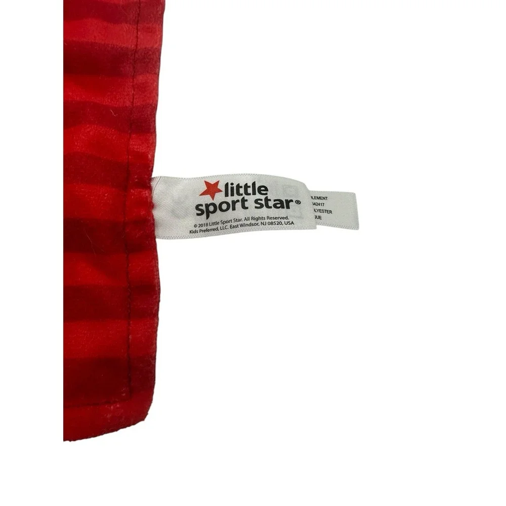 Monkey Lovey‎ Little Sport Star Red Baseball Security Blanket 14X14 2018